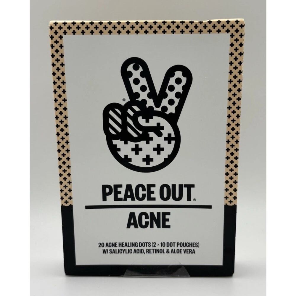 NEW NIB Peace Out Acne Acne Healing Dots Full Size 20 Dots Free Ship AUTHENTIC